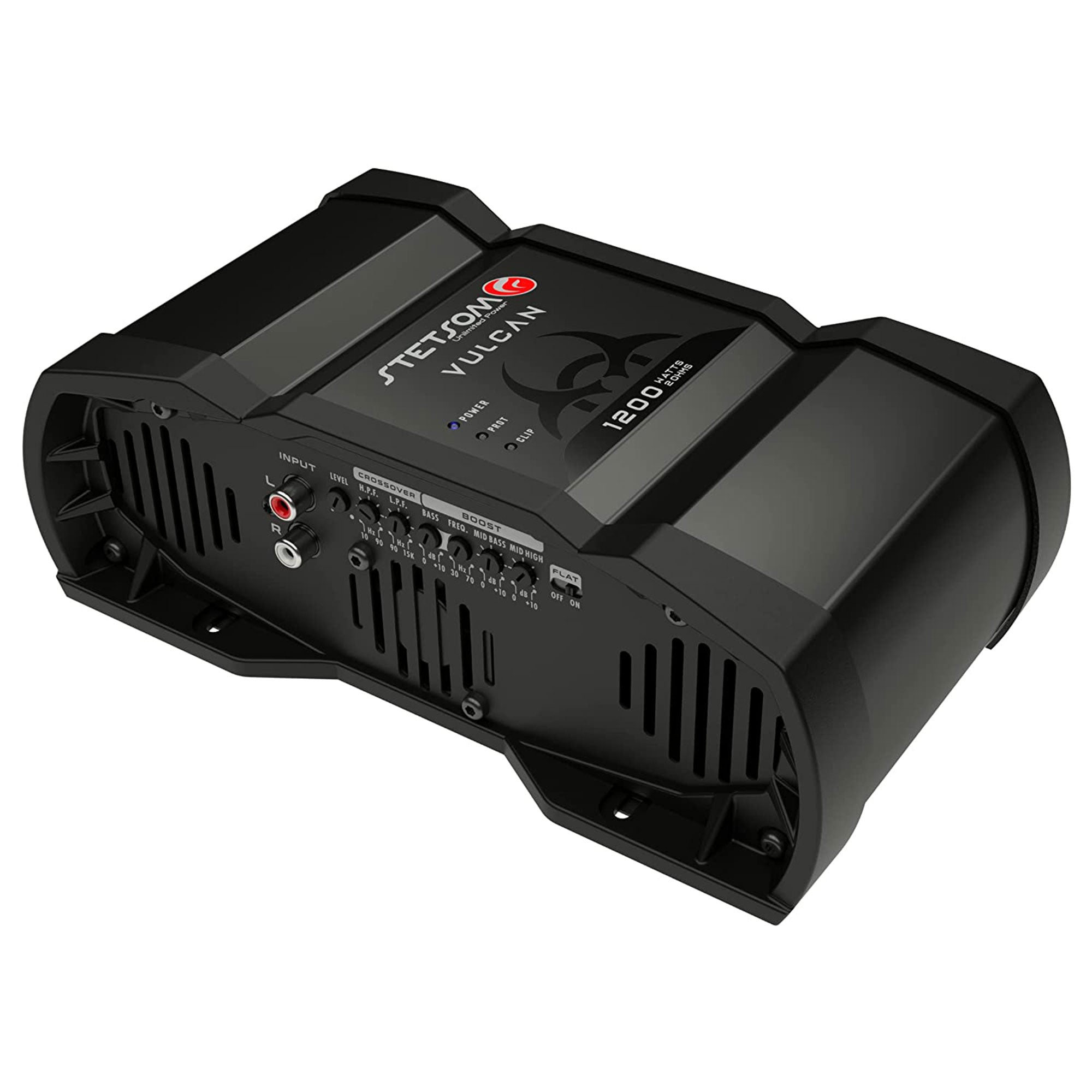 Stetsom Vulcan 1200 1.2K RMS 2 Ohm Stable Mono Car Amplifier with Smart Coolers - VMInnovations