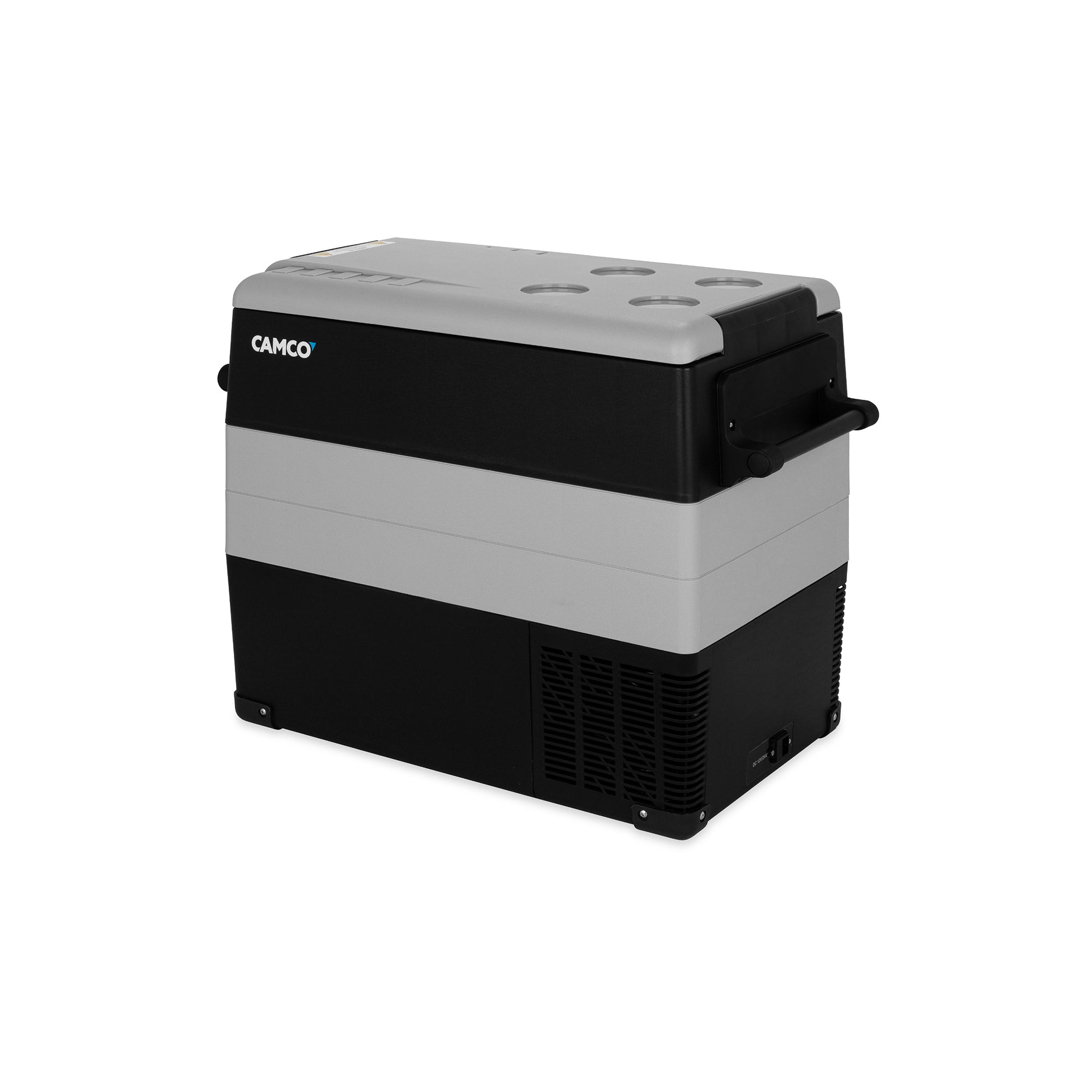 Camco CAM-550 55L Compact Portable Refrigerator/Freezer with LCD Control Panel