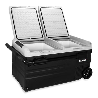 Camco 75 Liter Portable Compact Refrigerator with Dual Zone Cooling (Used) - VMInnovations