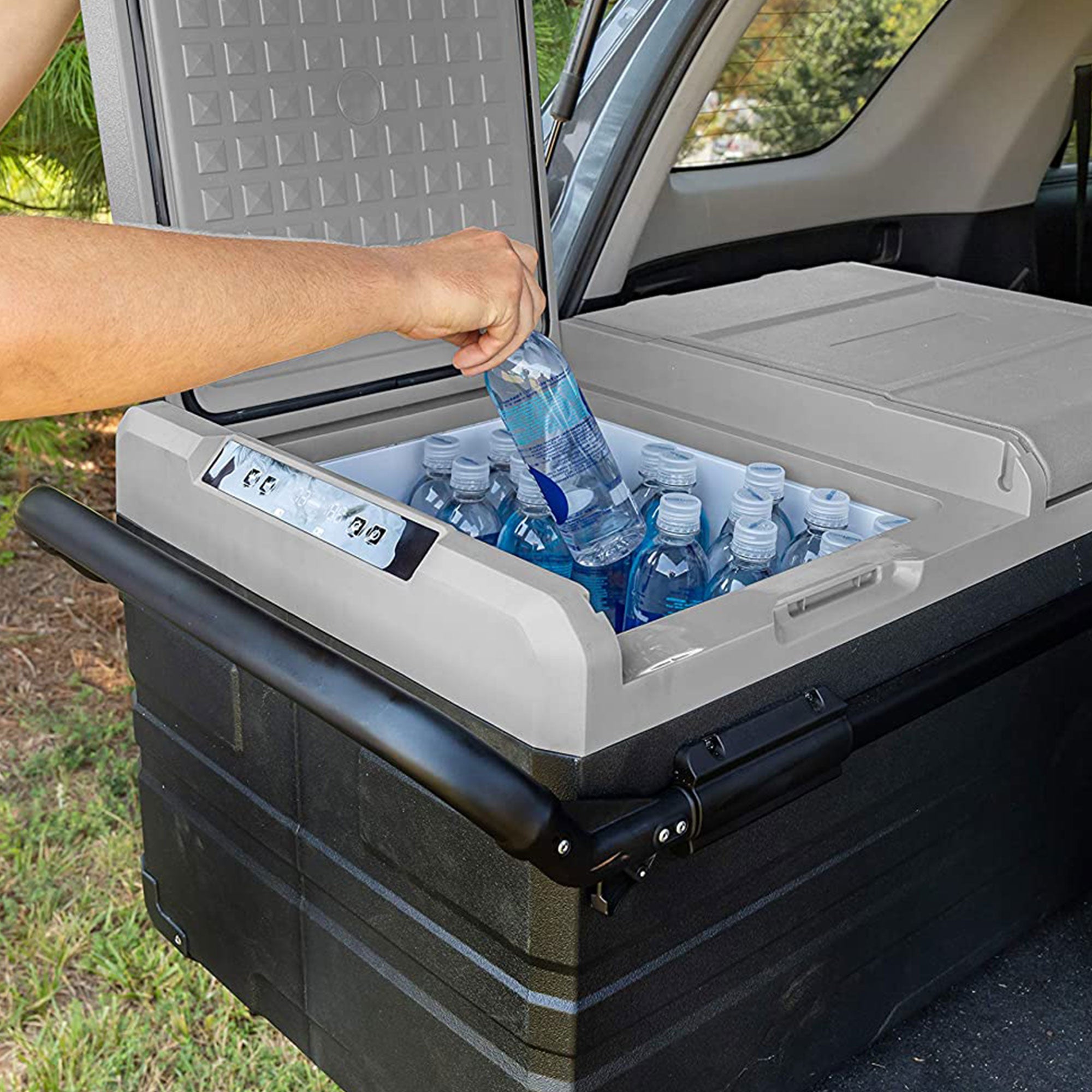 Camco 75 Liter Portable Compact Refrigerator with Dual Zone Cooling (Used) - VMInnovations