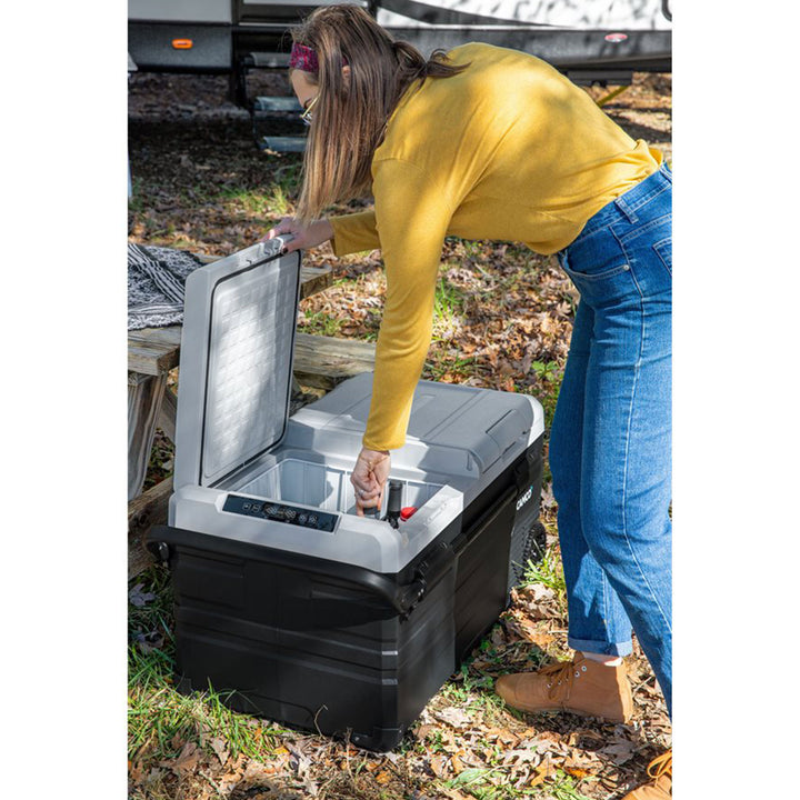 Camco CAM-950 95L Portable Compact Refrigerator w/Dual Zone Cooling (Open Box)