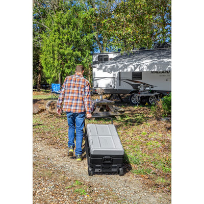 Camco CAM-950 95L Portable Compact Refrigerator w/Dual Zone Cooling (Open Box) - VMInnovations