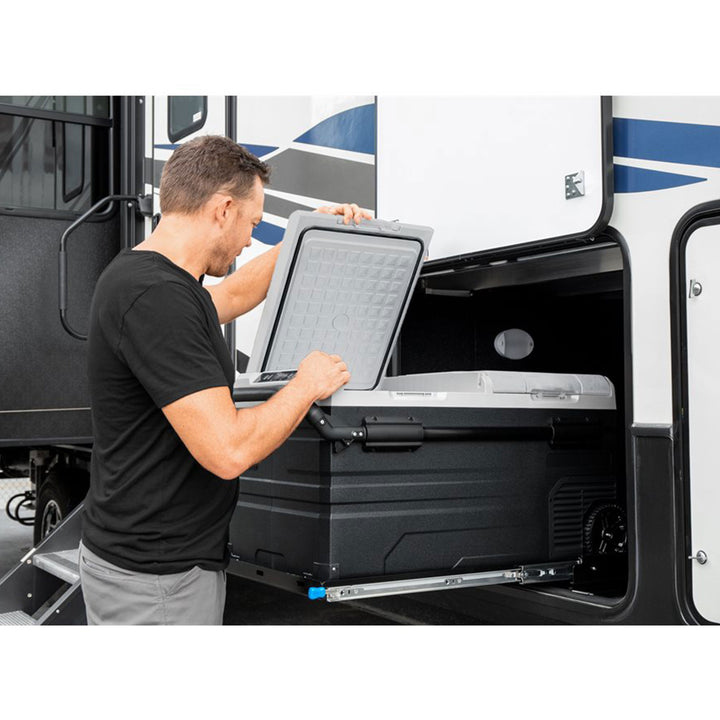 Camco CAM-950 95L Portable Compact Refrigerator w/Dual Zone Cooling (Open Box)