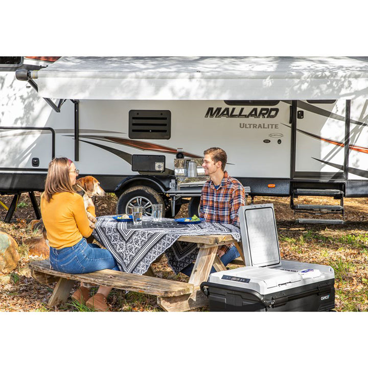 Camco CAM-950 95L Portable Compact Refrigerator w/Dual Zone Cooling (Open Box)