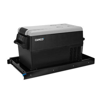 Camco Retractable Floor Mounted Portable Electric Refrigerator Slide (Open Box) - VMInnovations
