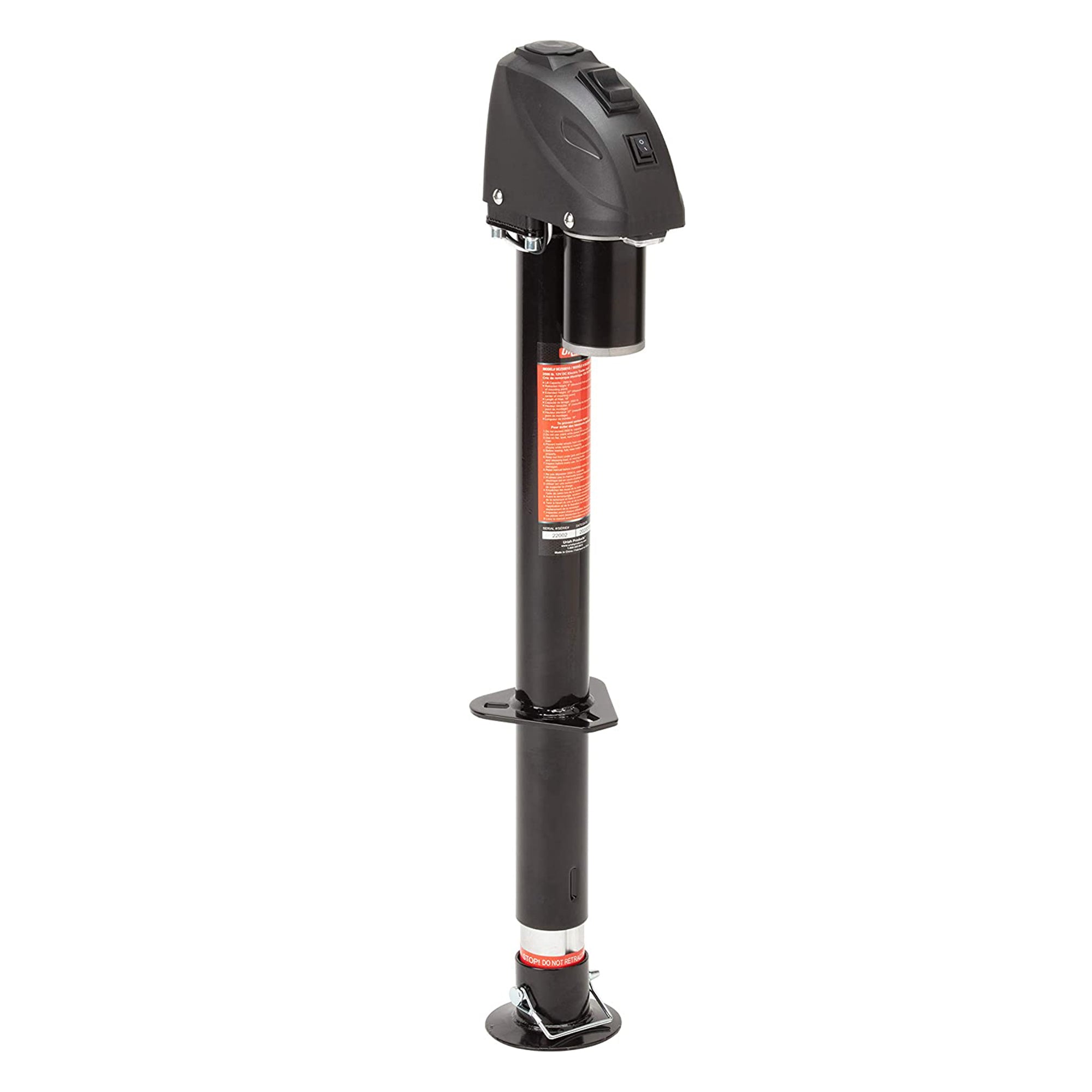 Uriah 12V DC Electric Trailer Jack w/ LED Light & 2500Lb Capacity (Open Box) - VMInnovations