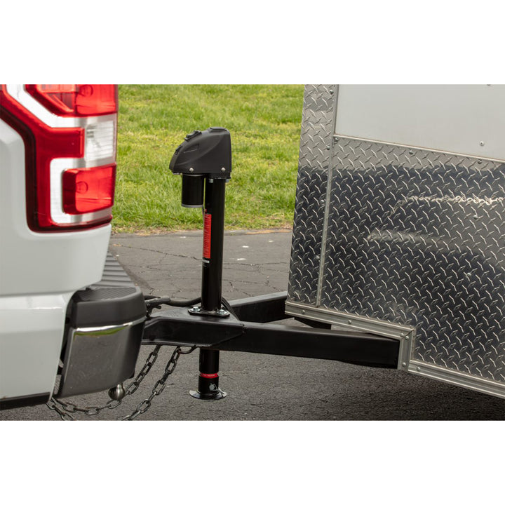 Uriah Products 12V DC Electric Trailer Jack w/ LED Light & 2500 Lb Lift Capacity