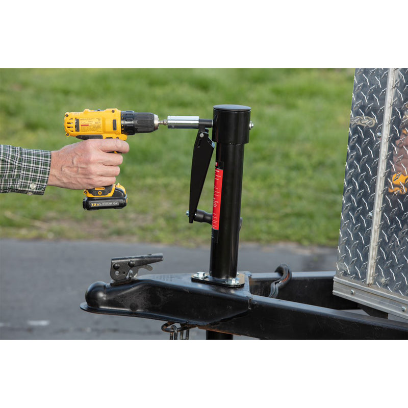 Uriah Products Sidewind A-Frame Turbo Trailer Jack with 2000 Pound Lift Capacity