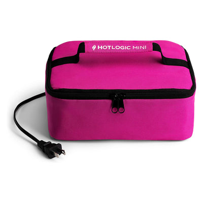 HotLogic Mini Portable Thermal Food Warmer for Home, Office, and Travel, Pink