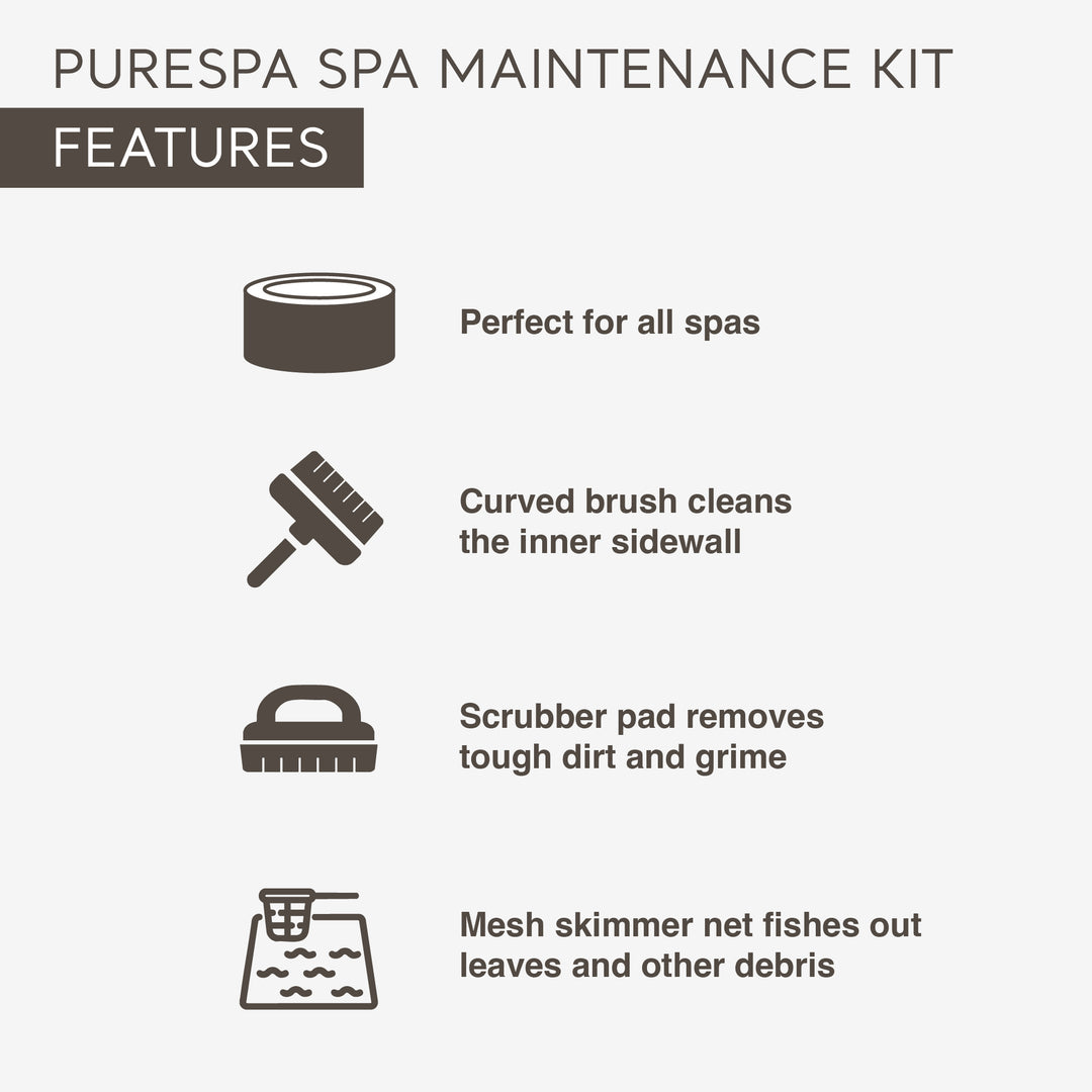 Intex PureSpa Plus Portable Inflatable Hot Tub with Maintenance Kit and 2 Seats