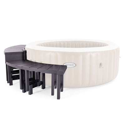 Intex PureSpa Plus Portable Inflatable Hot Tub, 85 x 24", with 4 Spa Benches