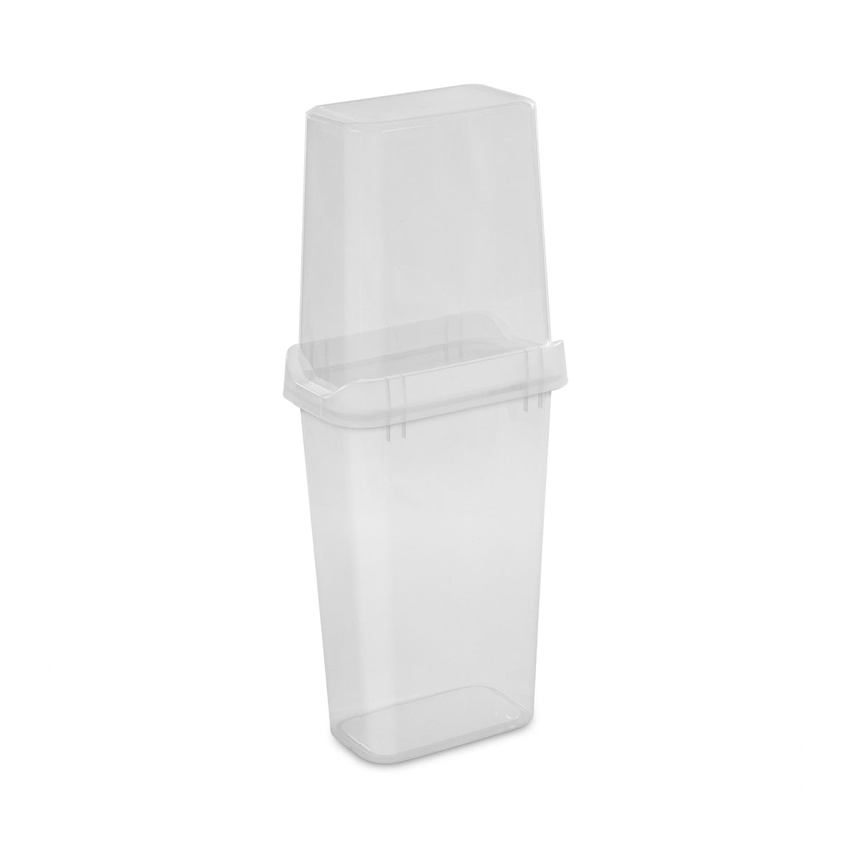 Sterilite 40 In Vertical Wrapping Paper Organizer & Storage Box, Clear (8 Pack)