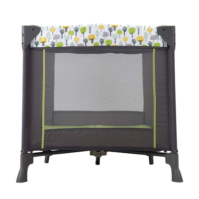 Pamo Babe Bassinet Nursery Center Play Yard Crib with Changing Table, Green - VMInnovations