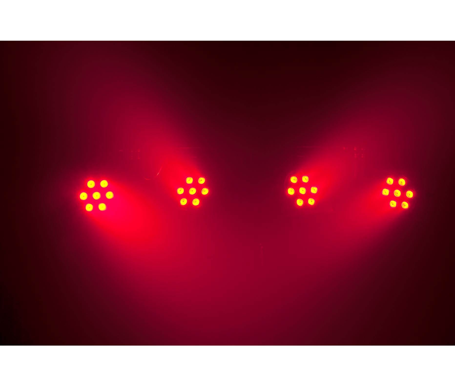 2) Chauvet DJ 4BAR TRI USB LED DMX Wash Light Bar Systems w/ Stands + Travel Bag