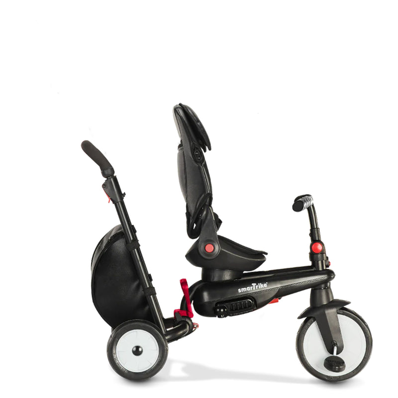 smarTrike 6 in 1 Pushchair Stroller & Tricycle for 6-36 Months, Black (Open Box)