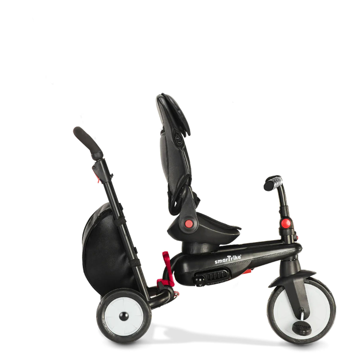 smarTrike STR7 6 in 1 Pushchair Stroller and Tricycle for 6-36 Months, Black - VMInnovations