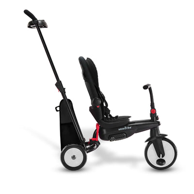 smarTrike 6 in 1 Stroller Tricycle, 1 Handed Steering, Black & White(Used) - VMInnovations
