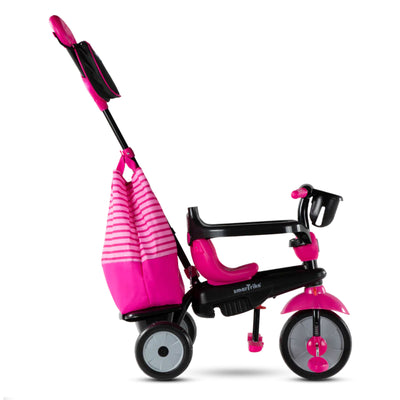 smarTrike Swing 4 in 1 Baby Toddler Stroller Tricycle for 15-36 Months, Pink