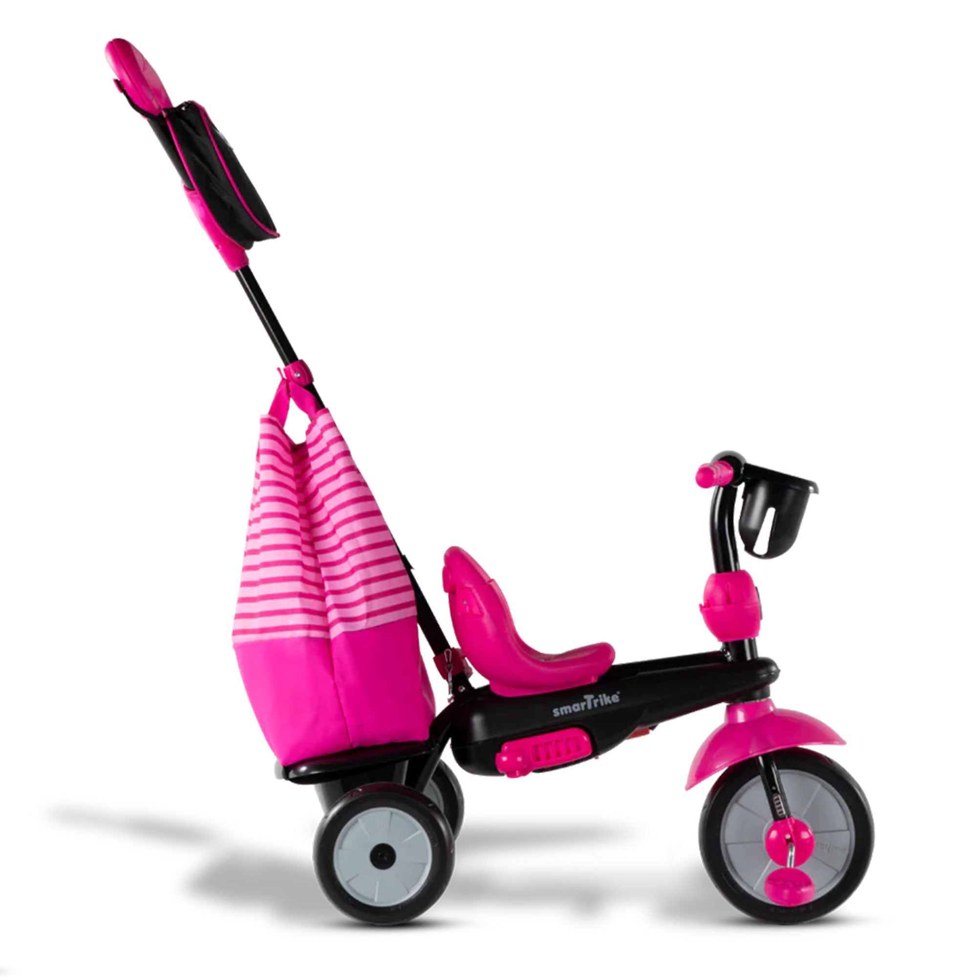 smarTrike Swing 4 in 1 Baby Toddler Stroller Tricycle for 15-36 Months, Pink