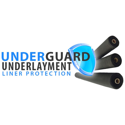 UnderGuard 5 Foot Wide Geotextile Underlayment Protective Liner, 50 Foot Roll