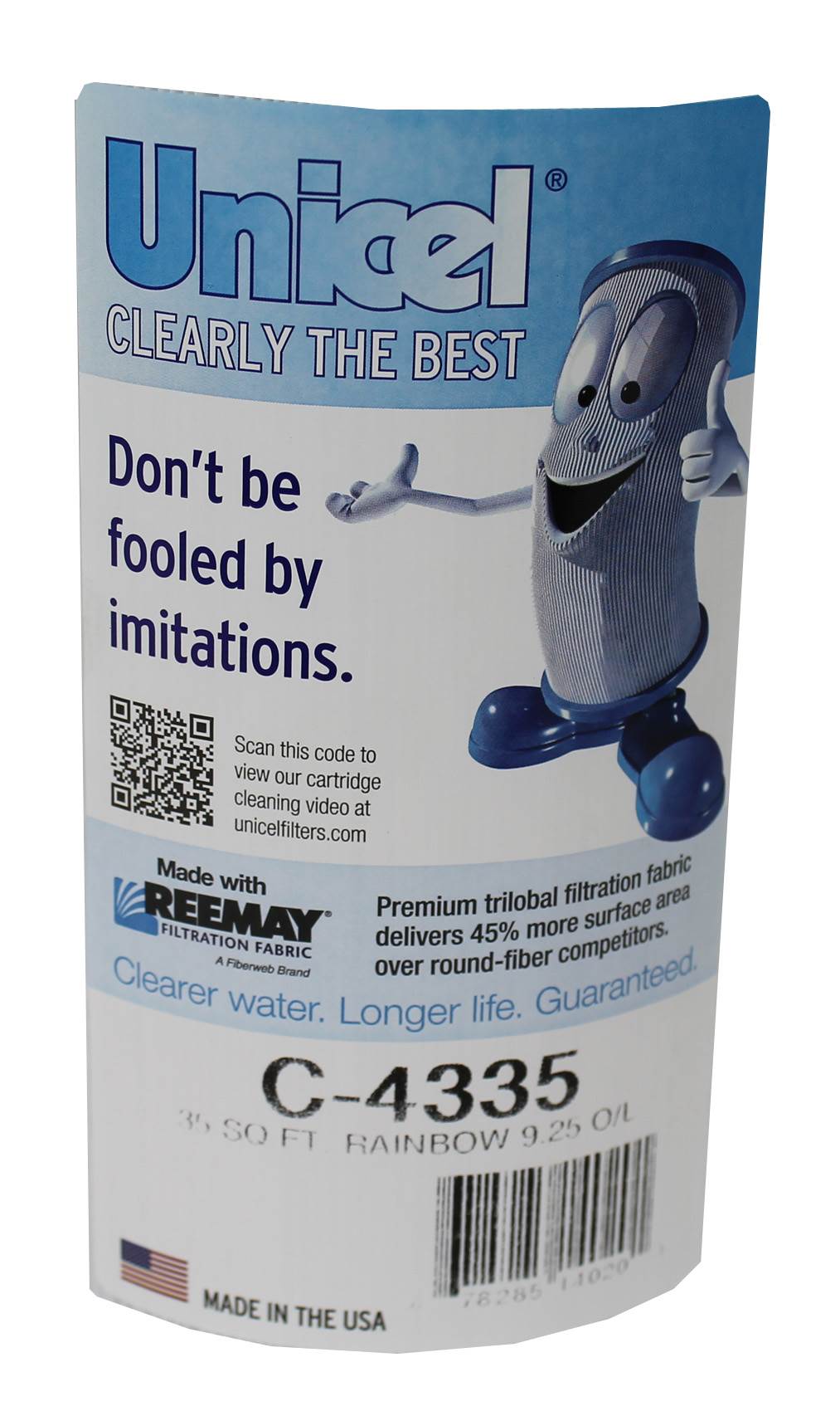 Unicel C-4335 Replacement 35 Sq Ft Pool Hot Tub Spa Filter Cartridge, 219 Pleats - VMInnovations