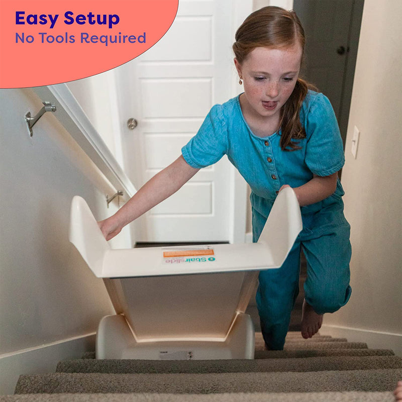 Stairslide Original Stair Mounted Kids Slide 4-Pack for 9 - 12 Stairs(For Parts)