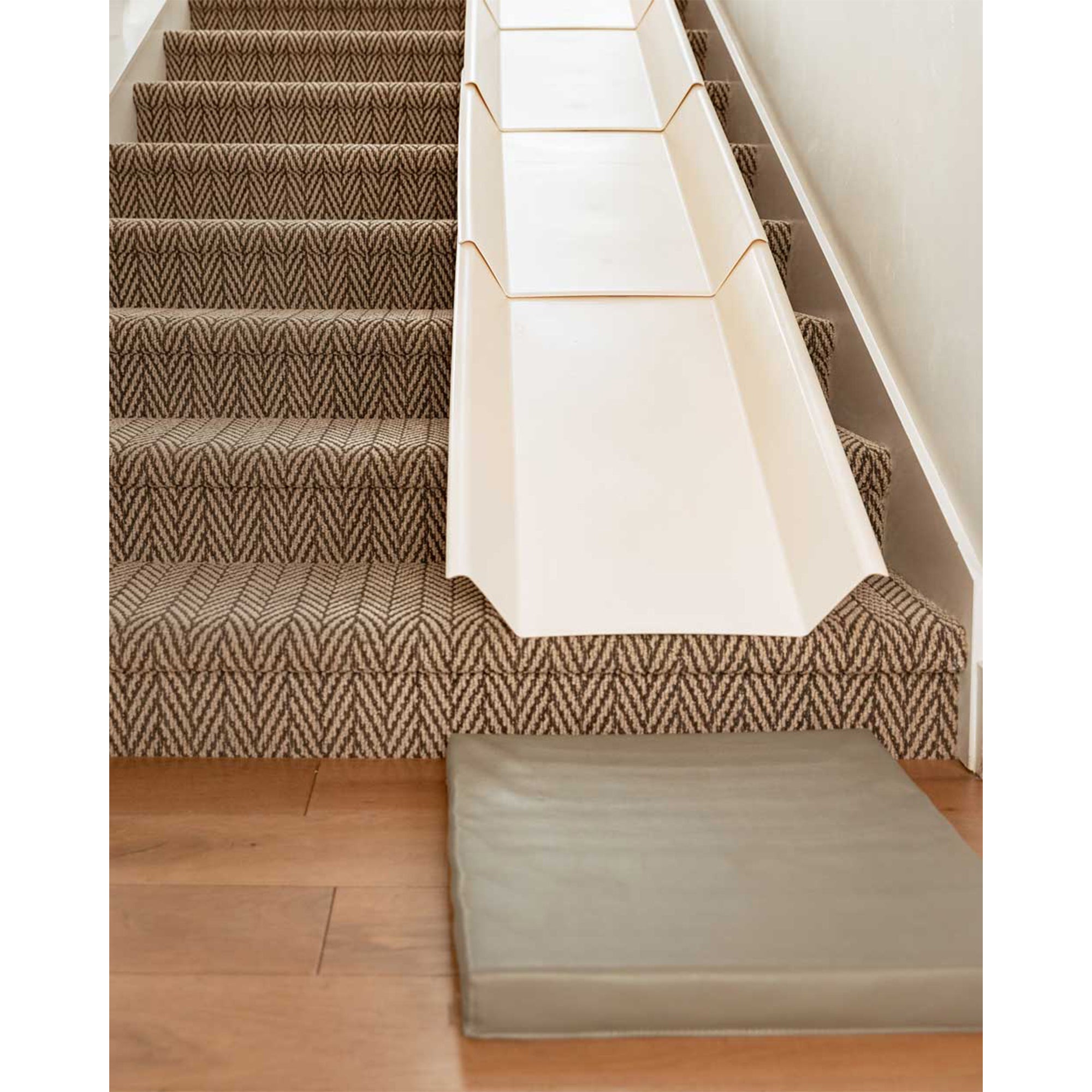 Stairslide Original Non Slip Foam Landing Pad for Safe Landing, 23 x 18 In, Grey - VMInnovations