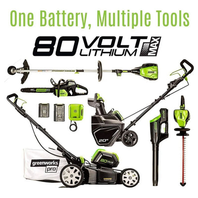 Greenworks G-MAX 80-Volt 12-Inch Snow Shovel with 2.0 AH Battery and Charger - VMInnovations