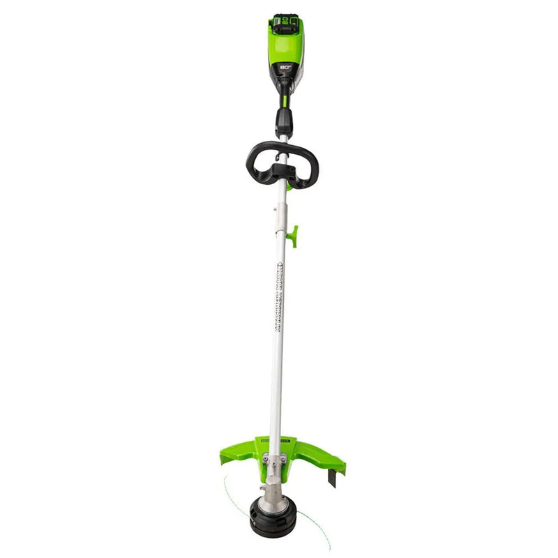 Greenworks 16in Brushless String Trimmer w/ 2.5Ah Battery & Rapid Charger (Used)