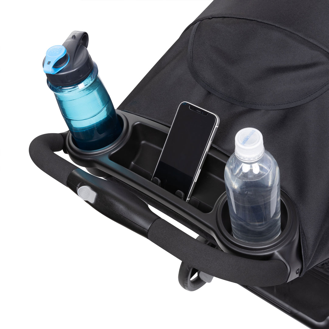 Sit N' Stand Double Stroller 2.0 DLX w/5 Point Safety Harness, Stormy (Open Box)