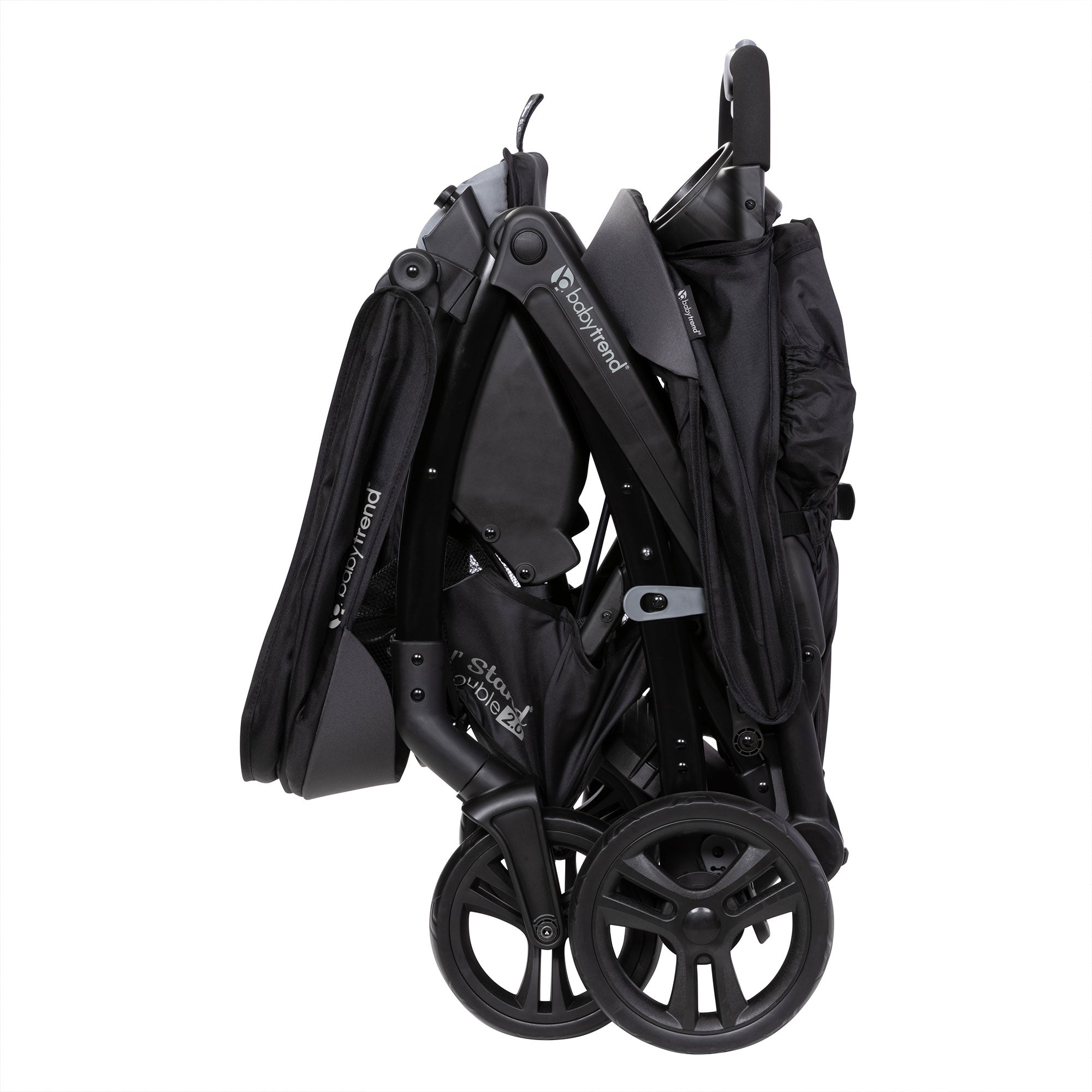 Sit N' Stand Double Stroller 2.0 DLX w/5 Point Safety Harness, Stormy (Used) - VMInnovations