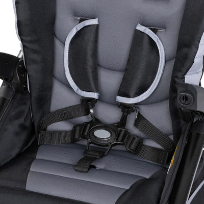 Sit N' Stand 5 in 1 Shopper Stroller with Canopy and Basket, Stormy (Used) - VMInnovations