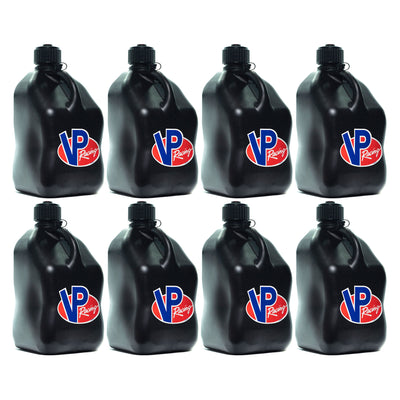 VP Racing 5.5 Gallon Motorsport Racing Liquid Utility Jug, Black (8 Pack)