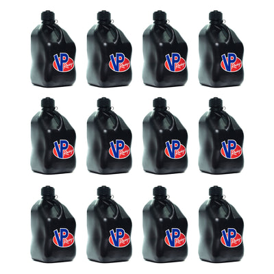 VP Racing 5.5 Gallon Motorsport Racing Liquid Utility Jug, Black (12 Pack)