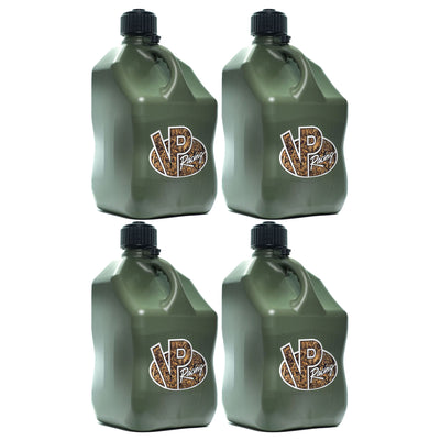 VP Racing 5.5 Gal Motorsport Racing Liquid Utility Container Jug, Camo (4 Pack) - VMInnovations