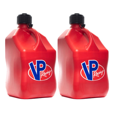 VP Racing 5.5 Gal Motorsport Racing Container Utility Container Jug, Red (2 Pk)