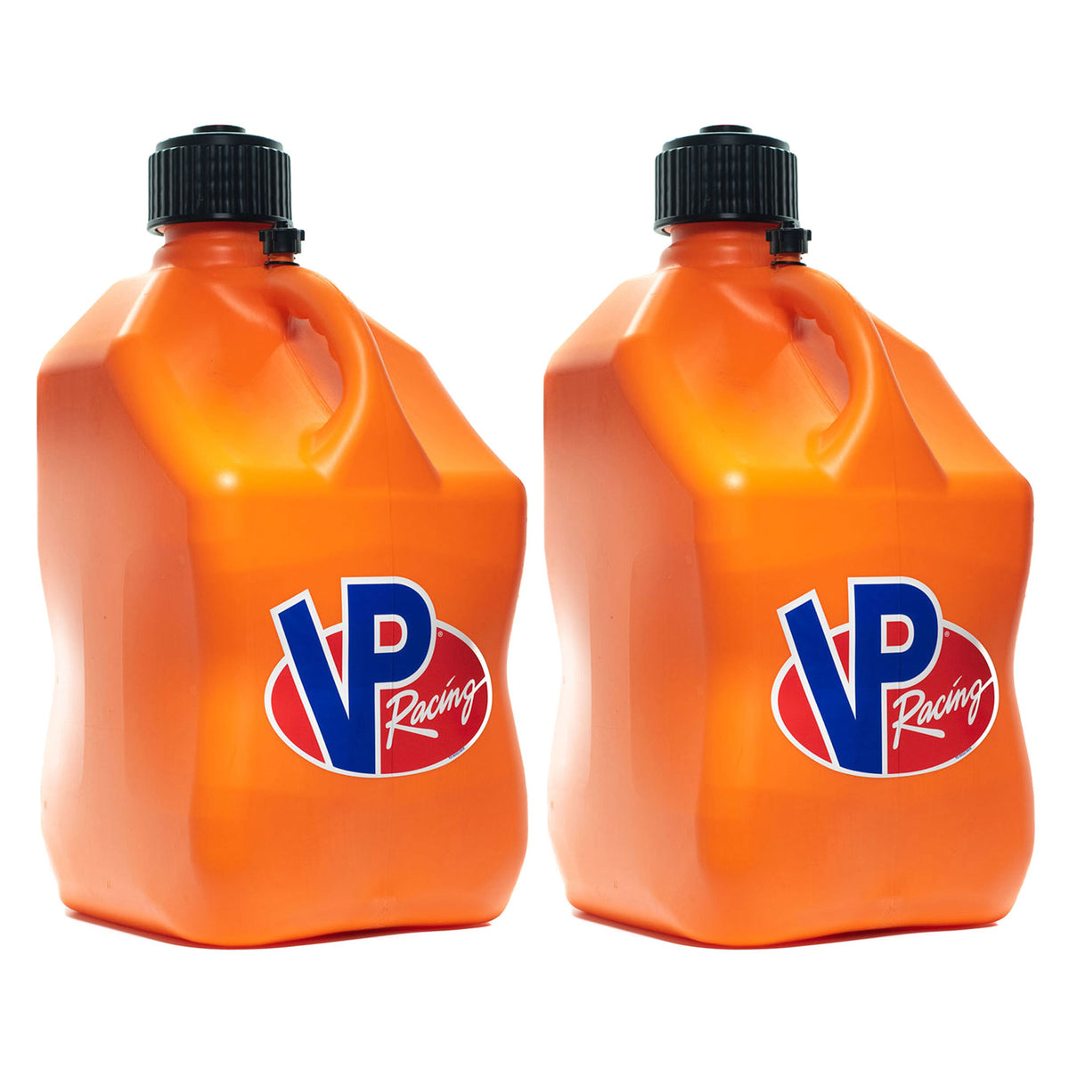 VP Racing 5.5 Gallon Utility Liquid Container, Orange (2 Pack)