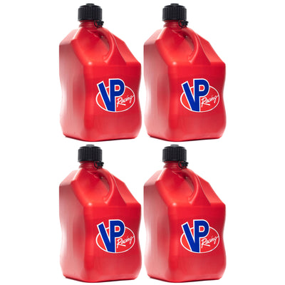 VP Racing 5.5 Gal Motorsport Racing Container Utility Container Jug, Red (4 Pk) - VMInnovations
