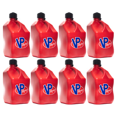 VP Racing 5.5 Gal Container Utility Container Jug, Red (8 Pk)