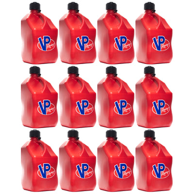 VP Racing 5.5 Gal Motorsport Racing Container Utility Container Jug, Red (12 Pk) - VMInnovations