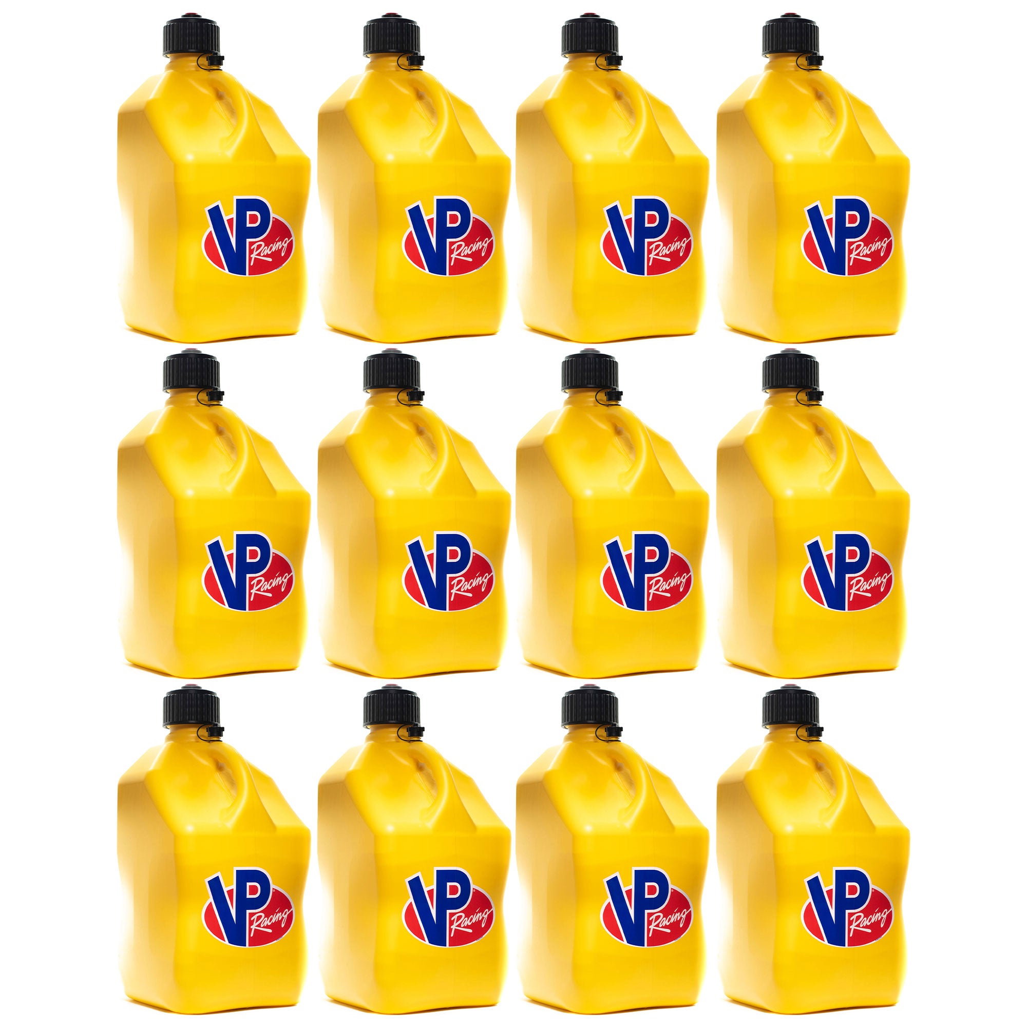 VP Racing 5.5 Gallon Container Utility Jug, Yellow (12 Pack) - VMInnovations
