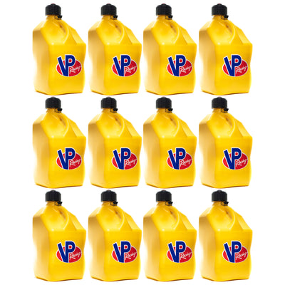 VP Racing 5.5 Gallon Container Utility Jug, Yellow (12 Pack) - VMInnovations