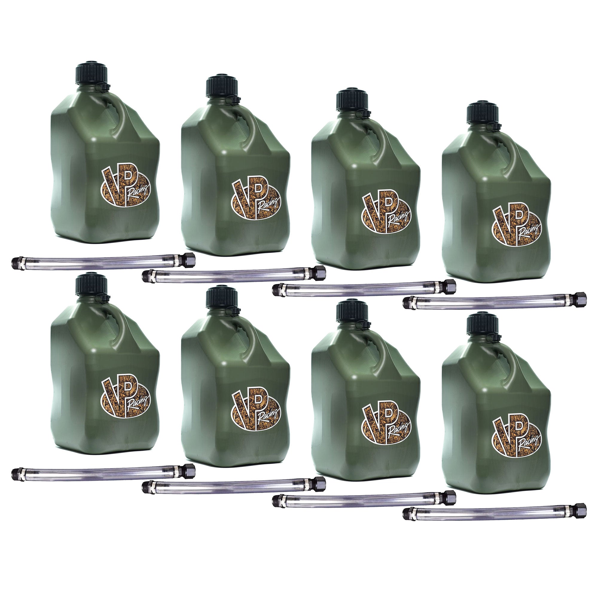 VP Racing 5.5 Gal Container Utility Jug w/ Handle, Camo (8 Pk) - VMInnovations