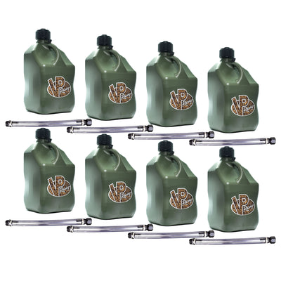VP Racing 5.5 Gal Container Utility Jug w/ Handle, Camo (8 Pk) - VMInnovations