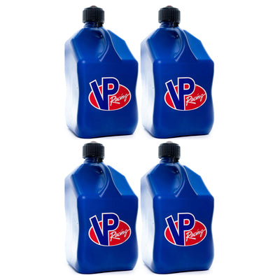 VP Racing 5.5 Gal Liquid Utility Container Jug, Blue (4 Pack) - VMInnovations