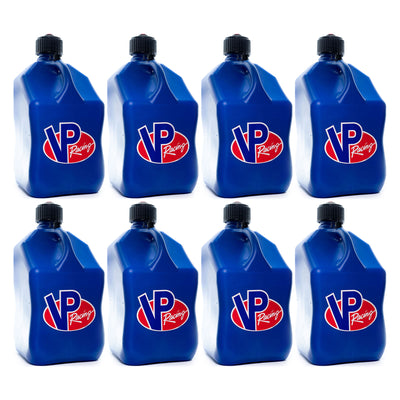 VP Racing 5.5 Gal Liquid Utility Container Jug, Blue (8 Pack) - VMInnovations