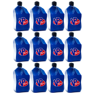 VP Racing 5.5 Gal Liquid Utility Container Jug, Blue (12 Pack) - VMInnovations