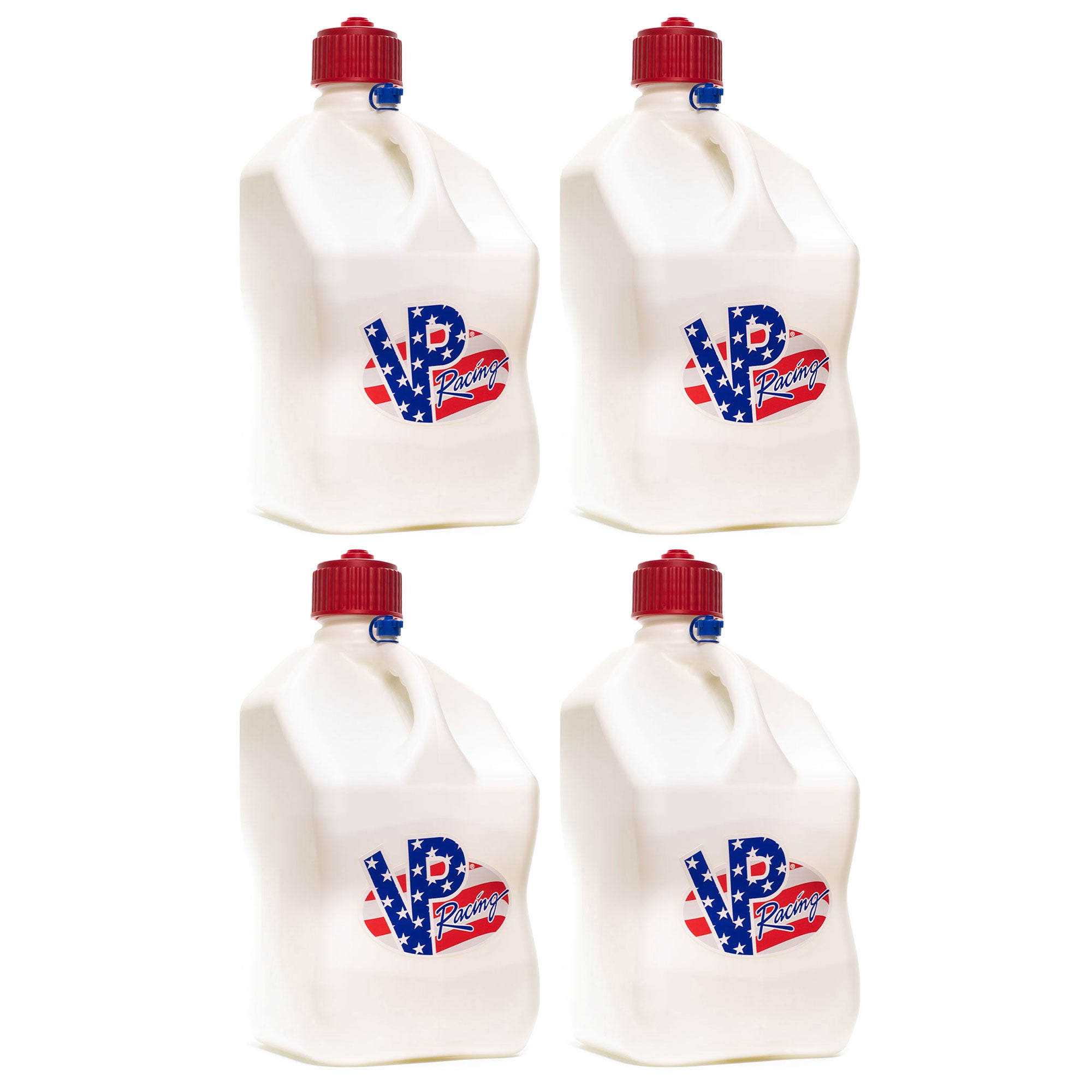 VP Racing 5.5 Gallon Motorsport Racing Liquid Utility Jug, Patriotic (4 Pack) - VMInnovations