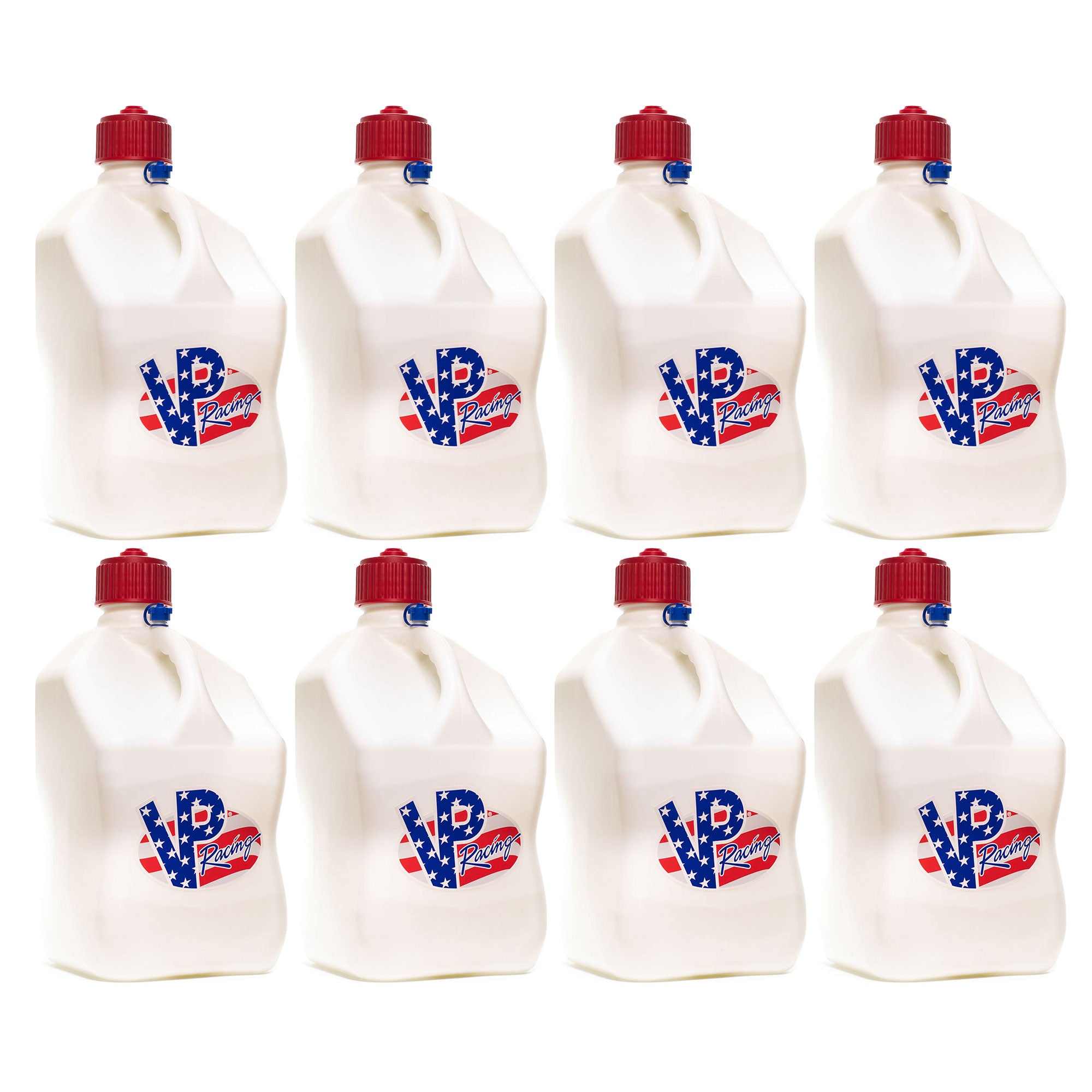 VP Racing 5.5 Gallon Liquid Utility Jug, Patriotic (8 Pack) - VMInnovations