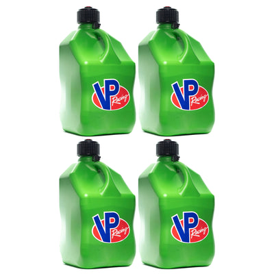 VP Racing 5.5 Gal Container Utility Jug, Green (4 Pack)